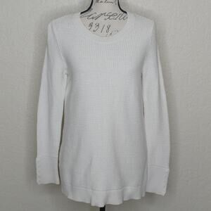 LOFT Thermal Texture Top Size M Winter White/Off White